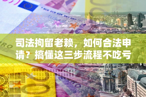 武汉司法拘留老赖，如何合法申请？搞懂这三步流程不吃亏！