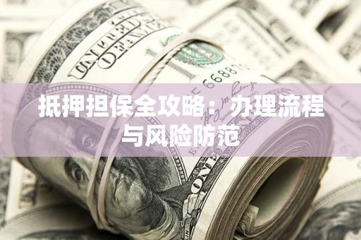 武汉抵押担保全攻略：办理流程与风险防范