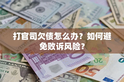武汉打官司欠债怎么办？如何避免败诉风险？