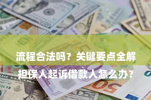 武汉

担保人起诉借款人怎么办？流程合法吗？关键要点全解析